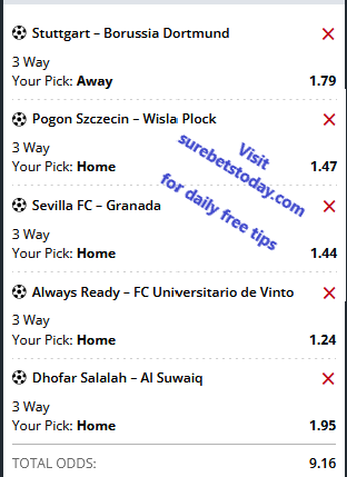 8th APRIL FREE MULTIBET OF THE DAY